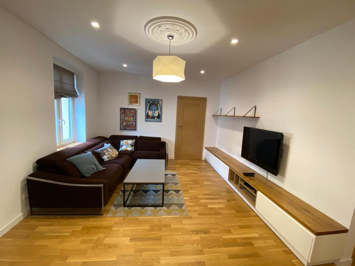 Stylowy 2-Pokojowy Apartament 5 Min. Od Rynku Вроцлав Екстериор снимка